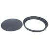 9in Bakeware Carbon Steel Baking Pan with Movable Chassis and Wavy   Nonstick Black for Family Baking