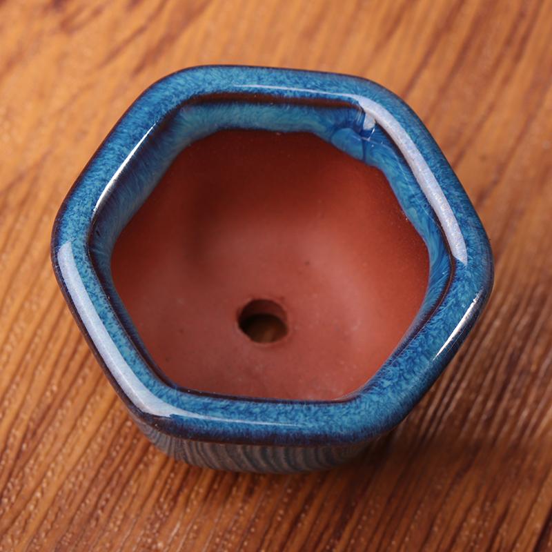 Mini vasi per piante, vaso per fiori con fori, giardino, stile cinese, bonsai, vaso per fiori, sabbia viola, artigianato, vaso per piante, decorazione per la casa