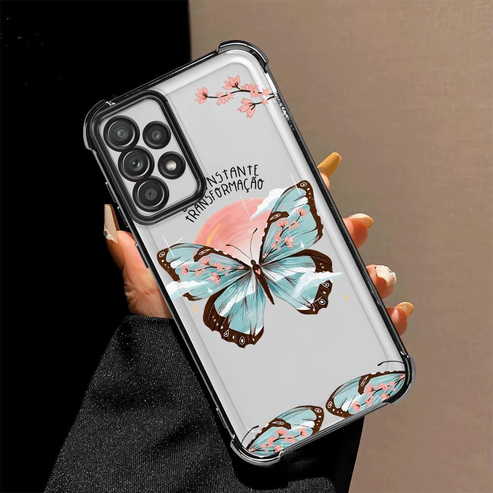Case for Samsung Galaxy A26 A33 A21s A24 A15 A16 A13 A25 A52 A17 A35 A36 Phone Cover Creative Butterfly Art