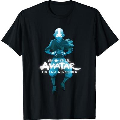 Blue Monochromatic Aang The Last Airbender T-Shirt