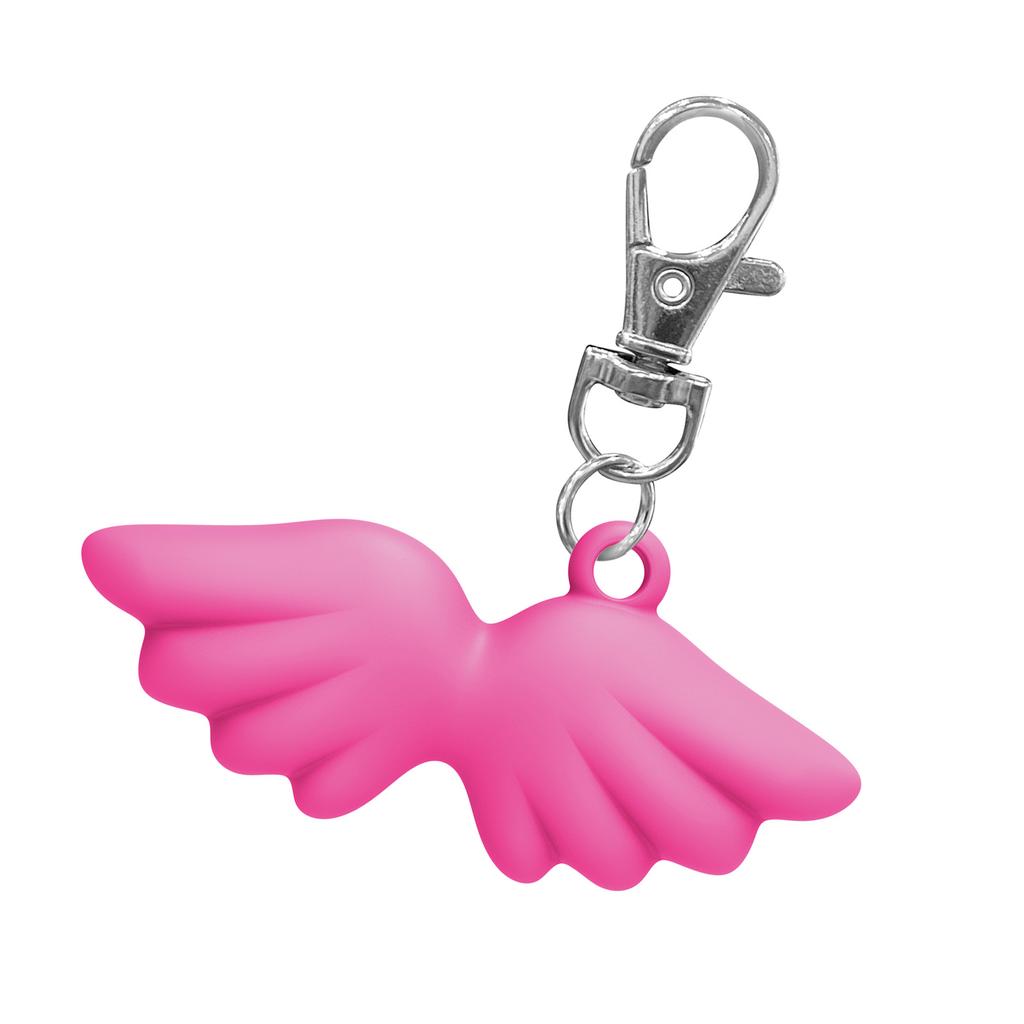 Angel Wing Keychain Caps for Lip Balm Replacement Cover Stylish Key Holder Practical Present for Women and Girls
