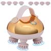 Electric Scalp MassagingTool with 8 Silicone Massage Heads Handy Head Massagedevice IPX7 Waterproof for Hair Growth Stress Relax