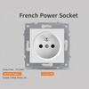 1Pcs Dual USB Fast Charge Panel Wall Switch Wall Power Socket Switch  for EU Standard Wall Mount DIY
