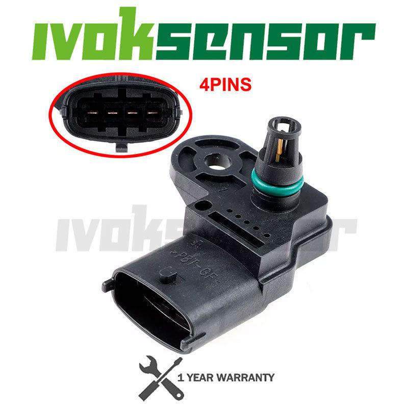 0261230030 0261230174 1BAR Manifold Absolute Boost Pressure MAP Sensor FOR FIAT 500 STILO BRAVA PUNTO DOBLO IDEA LANCIA M