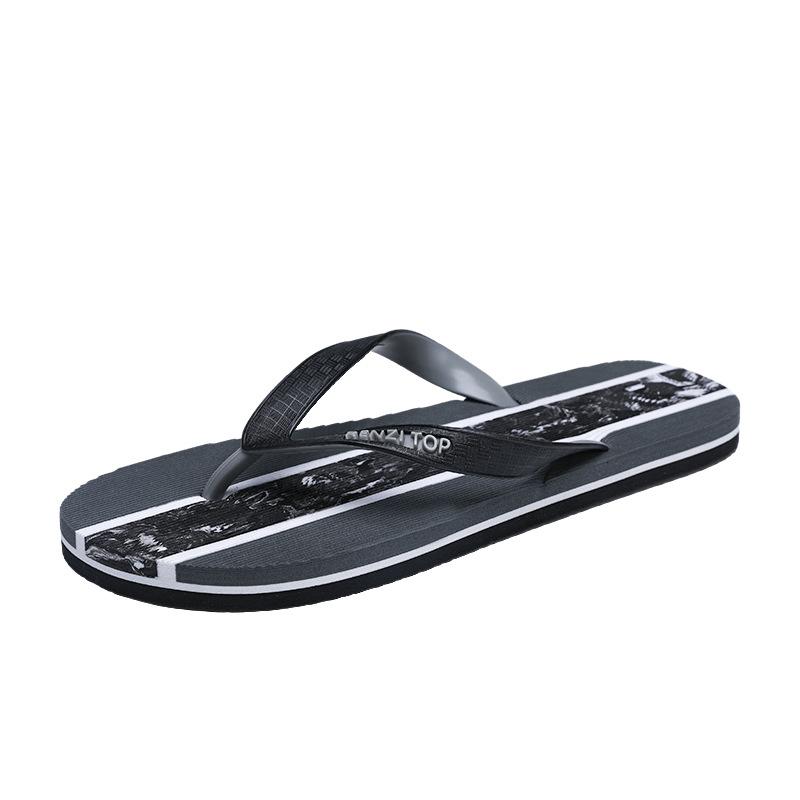 

Outdoor home two wear open-toe clip drag large size simple wind breathable flip-flops men s beach slippers 45