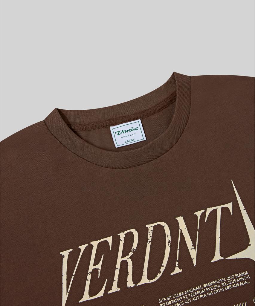 Beodeonteu Flash Logo Short Sleeve T-Shirt [Choco Brown]