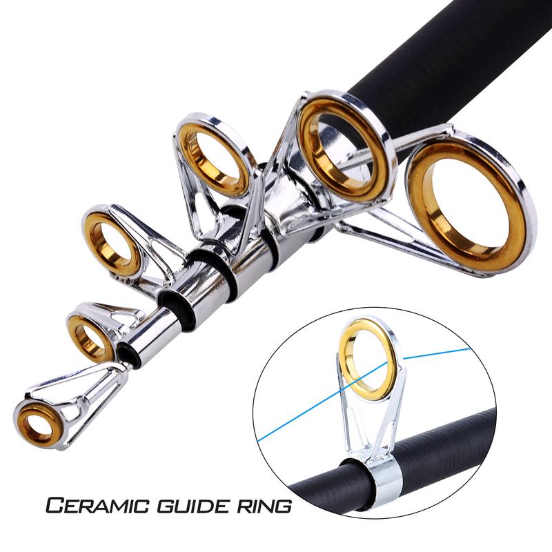 Children's Fishing Rod Metal 1.6m Outdoor Travel Lightweight Portable Fishing Tackle Accessories