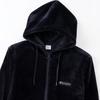 Full Zip Hoodie Hoodie Outerwear Double Face Fleece Script Logo Embroidery Navy M [Champion] C3-Q617 Men's
