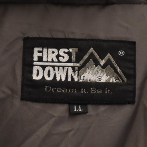 FIRSTDOWN 90s Old Down Jacket LL White System Men's Used