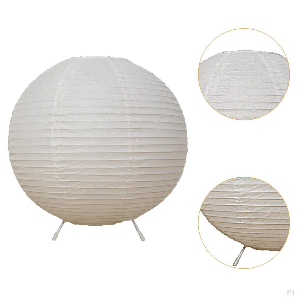 Paper Table Lamp Ambient Lighting Japanese Desk Light Practical for Bedside