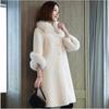 Winter new imitation sheep shearing fur coat long imitation fox fur coat large size women's clothing