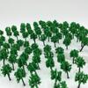 DauStage N Gauge Forest Diorama Materials for Railway and Architectural Models, Green, 100 Pieces (01, Green, 3.0cm, 100 Pieces)