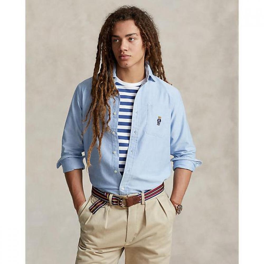 Polo Ralph Lauren Men S claSSic Fit Polo Bear Oxford Shirt Mnpowov16823319400 XS
