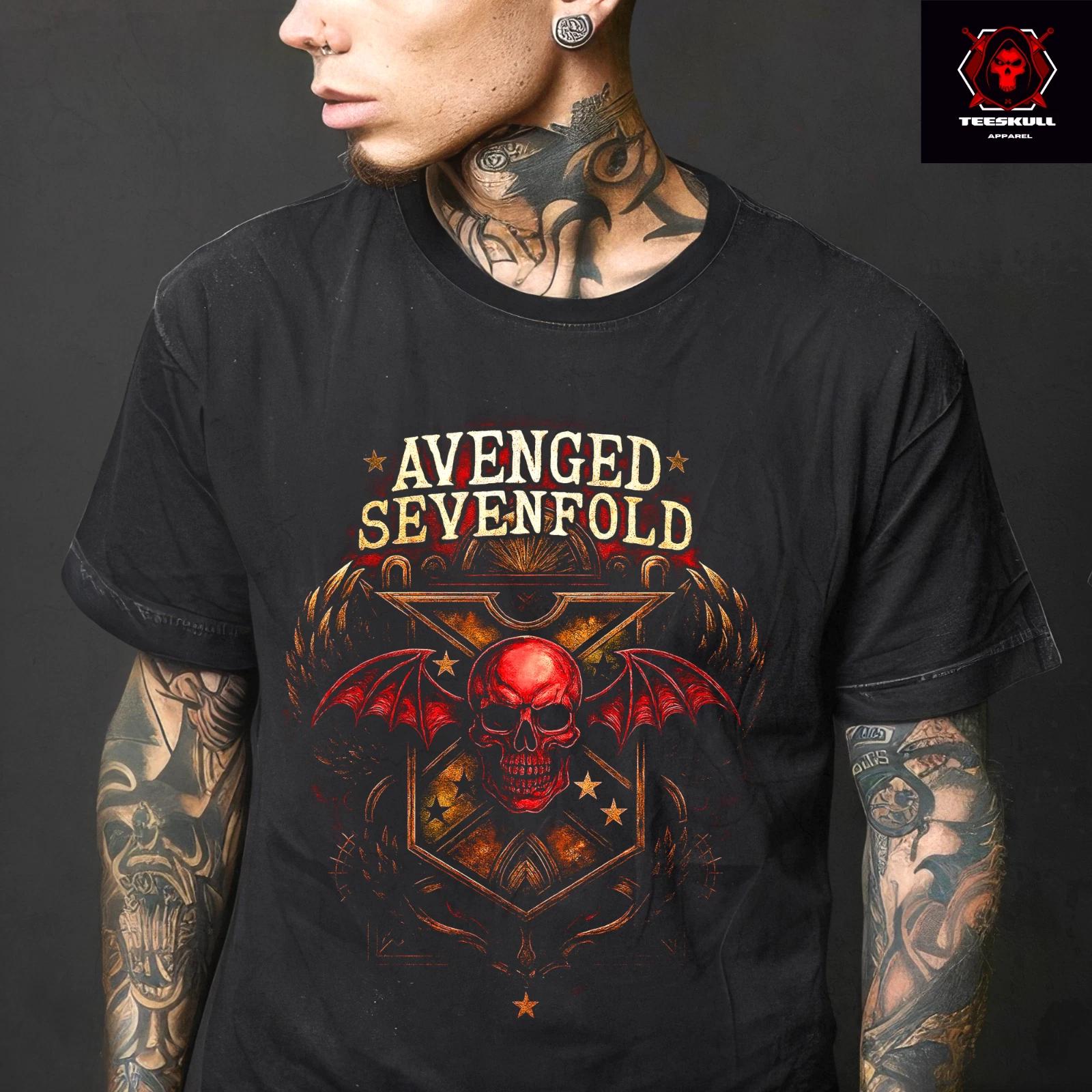 Avenged Sevenfold Heavy Metal Rock Unisex Premium Heavy Cotton T-Shirt 3XL