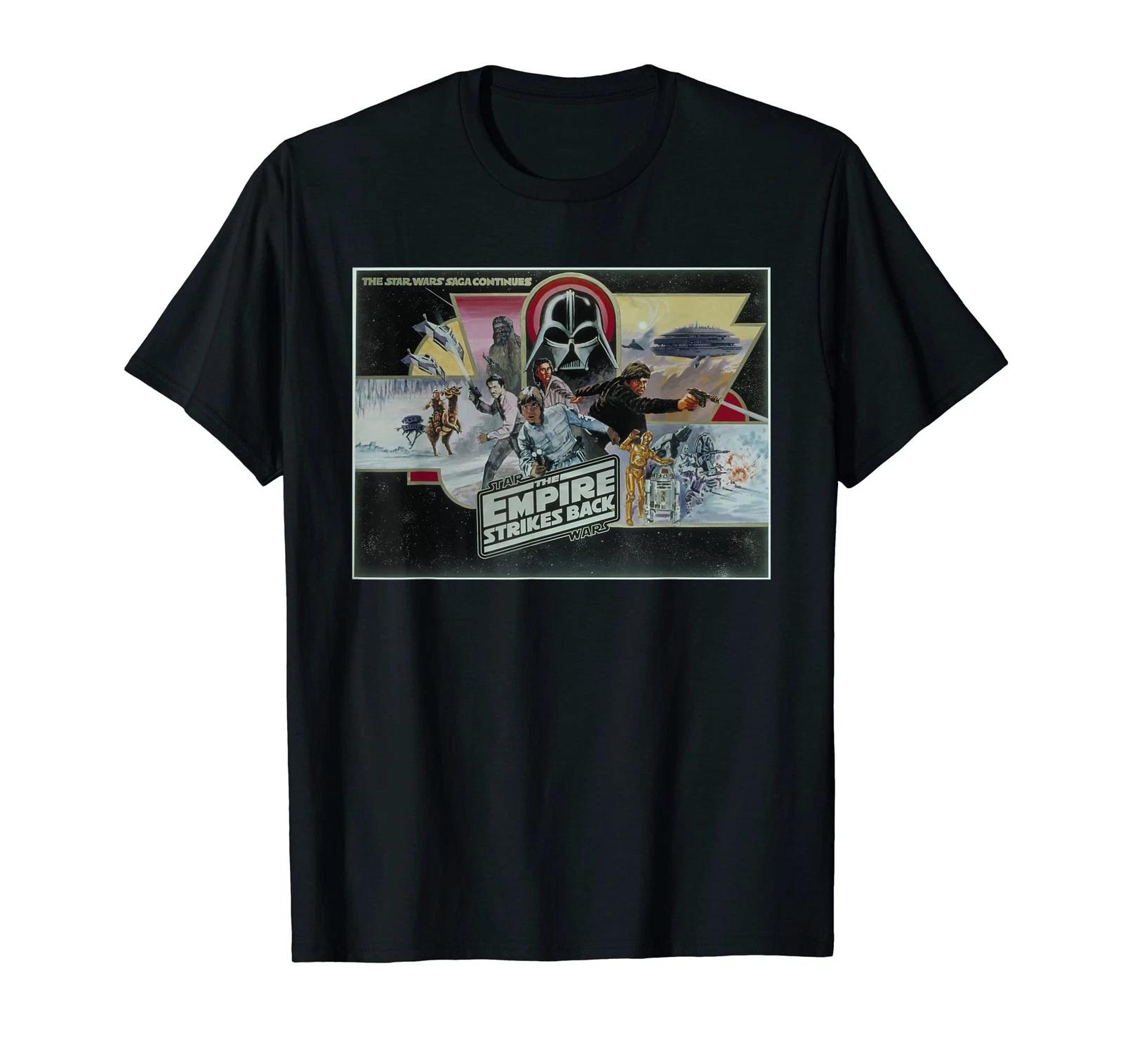 

Star Wars The Empire Strikes Back Vintage Poster Saga T-Shirt_ S