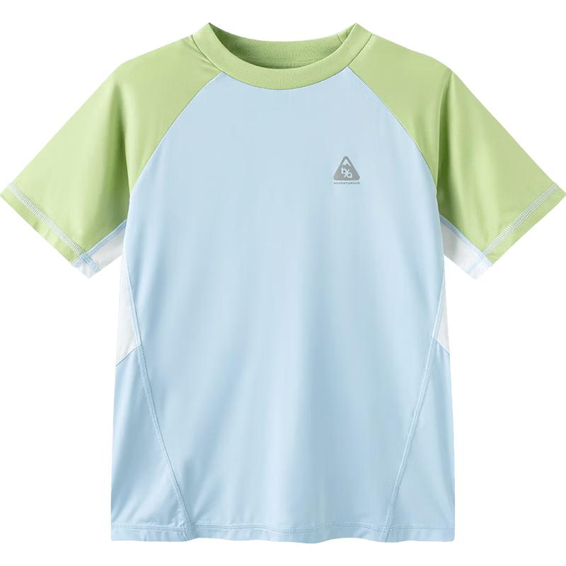 Balabala Kids Quick-Dry Colorblock Short Sleeve T-Shirt