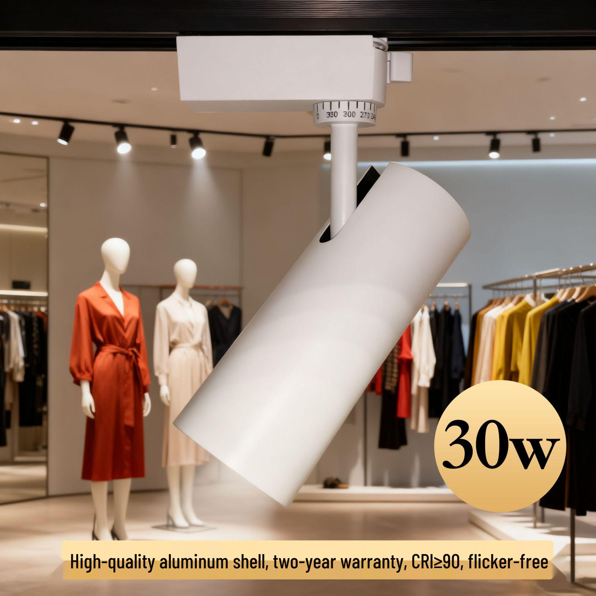 

Регулируемые светодиодные COB трековые прожекторы для коммерческого или студийного использования Warm White 4500K