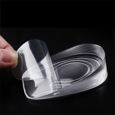 Increasing Shock Shoe Pad Invisible Height Inner Heightening Absorption Men Pad Deodorant Insole Insole Heel Increasing Insole Women Half Gel Height