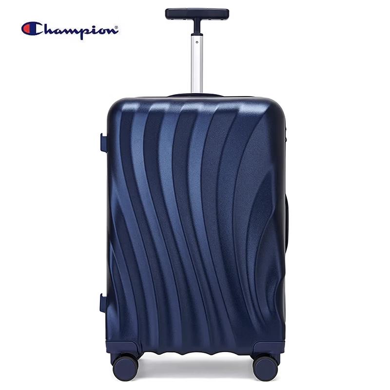 Чемодан на колесиках Champion с жестким корпусом из ABS и PC 20 inches темно-синий