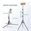 1.6m Mobile Phone Live Broadcast Light Stand & 2m Foldable Tripod