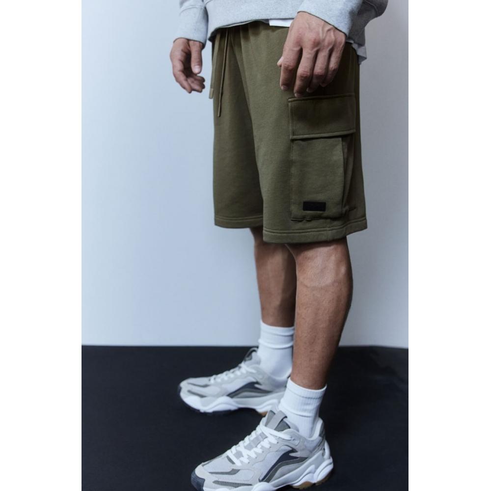 H M Cargo sHorts kHaki Green