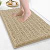 Tappetino da Bagno in Ciniglia Olanly Extra Morbido Shaggy Tappetino da Bagno Antiscivolo Tappeto da Pavimento per Bagno Assorbente Acqua Peluche Microfibra Tappeti Doccia
