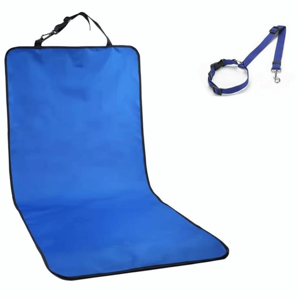 Waterproof Pet Car Travel Set Adjustable Secure Restraint Leash Carrying Rear Seat Cover  Vet Visit