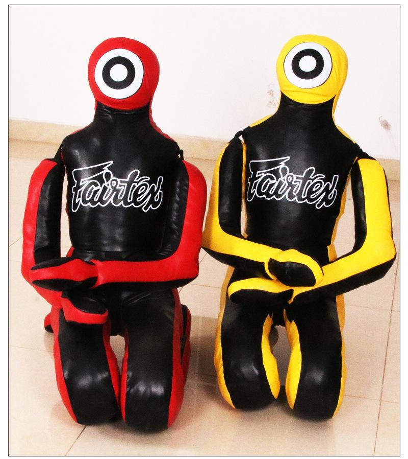 Brazil UFC BJJ Judo Wrestling Leather Sparring Dummy for Lock/Choke Techniques and Sanda Training
