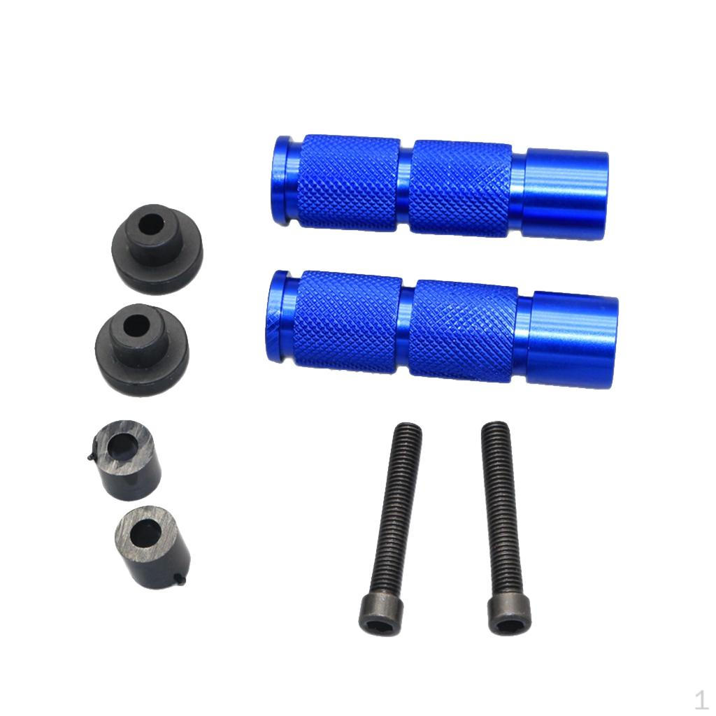 10mm Dia. Foot Pegs Footrests for Rearsets Motorcycle Bike Universal