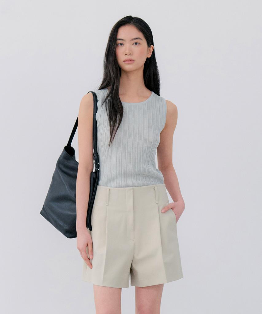 NOTIA Sleeveless Pleats Knit - Mint