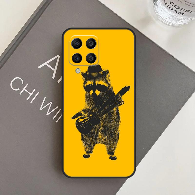 Cartoon Raccoon Kawaii Case For Samsung Galaxy M20 M32 M52 M56 M06 M16 M36 M54 M34 M14 M35 M55 M15 M11 M31 M13 M53