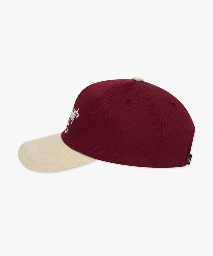 LMC Color Block Tagging 5Panel Cap Burgundy