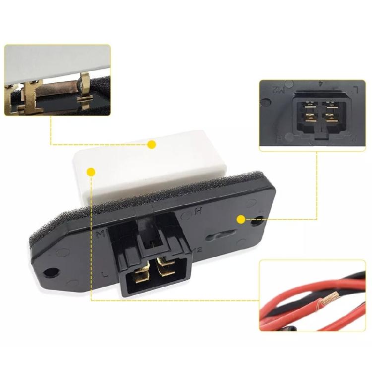 Blower Motor Fan Resistor 4720278 5012212AA HVAC Blower Resistance Heater Fan Speed Regulator for 1500 2500 3500