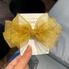 Fairy Princess Style Mesh Bow Hair Clip for Girls