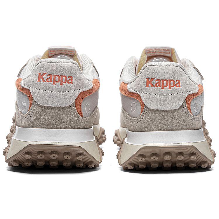 Kappa Fabric Synthetic Leather Cow Split Leather TPU Thick Sole Versatile Retro Casual Non-Slip Wear-Resistant Low-Top Dad Shoes K0D85MM07-133