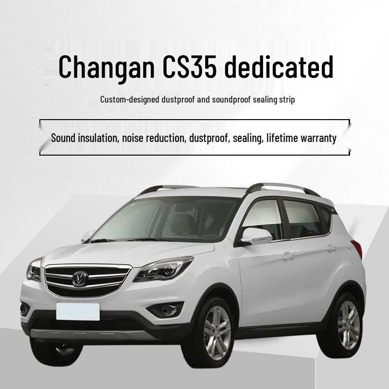 Changan CS35 PLUS/EV Door Insulation Strip: Noise Reduction, Dustproof, Waterproof. CS35 EV Four Doors + Dashboard & Gift Pack