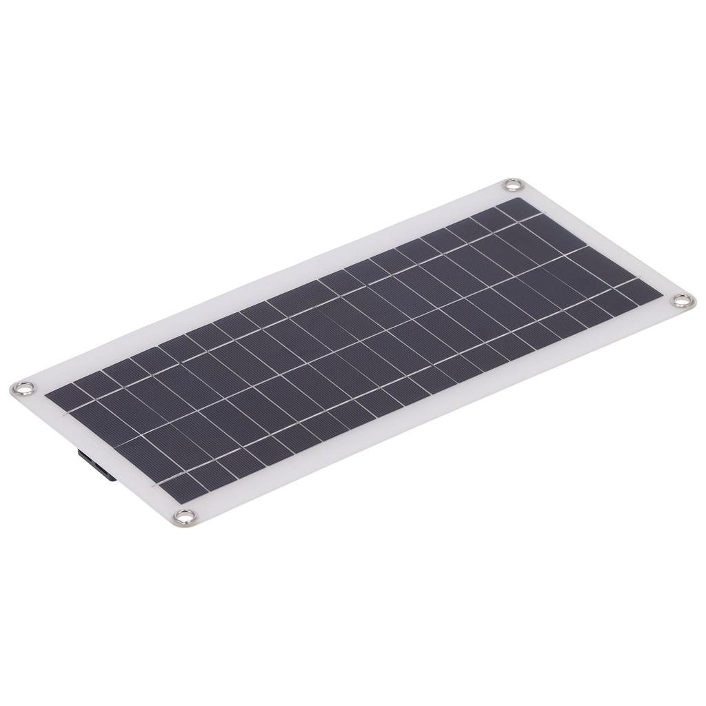 20W Flexible Polycrystalline Solar Panel Dual USB Solar Charger for Solar Street Lamp Car Battery