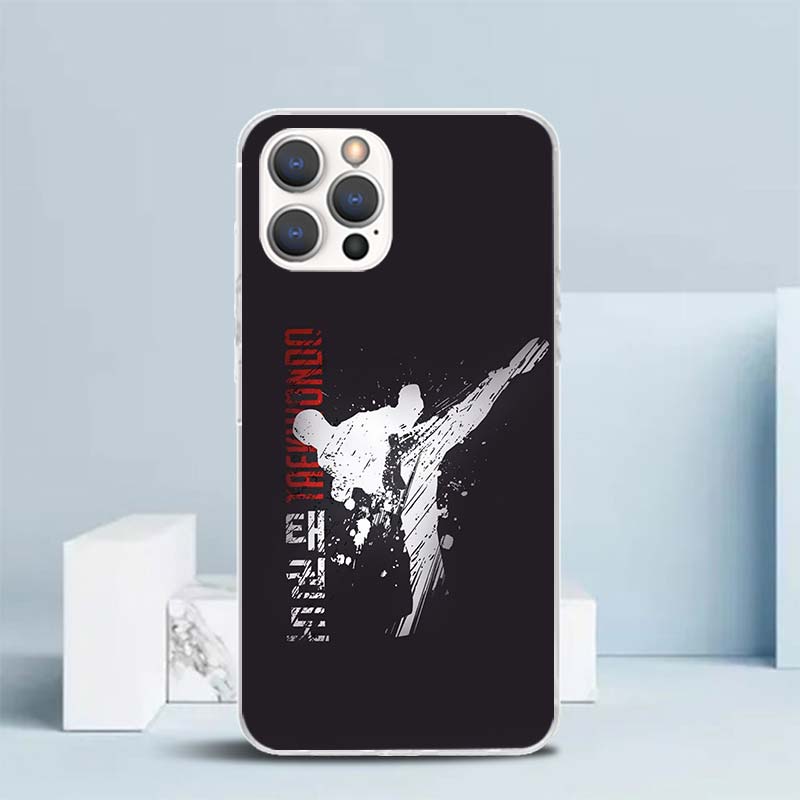 Oyama Kyokushin Karate Soft Cover for iPhone 16 17 Air 15 14 Pro Max 16E Phone Case 13 Mini 12 11 7 SE 8 Print Pattern Fit Cases