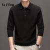 Yalu Men's Casual Autumn Knit Polo Shirt