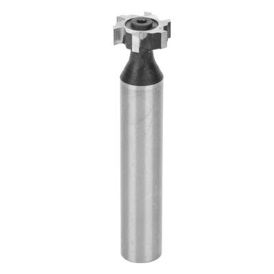 T Slot Cutter Bit Half Round Keyway HSS High Speed Steel Straight Shank 4 X 13 X 10mm