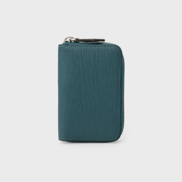 Takeo Kikuchi Key Case, Key Holder, Charm [NEW Leather Ripple Series] Smart Key Case G8701375 Men's Navy (094) 00 (FREE)