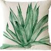 Plant and Flower Pillowcase American Pastoral Linen Pillowcase Cushion Cover Home Sofa Car