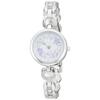 WP Pum?ry ASS163-2 Women's Waterproof Analogue Fieldwork Watch with Floral Daisy Design and Metal Band, Silver