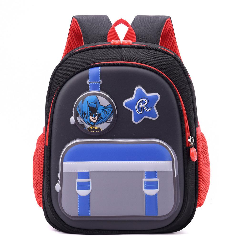 Children Batman Elsa Lightweight Backpack With Fun Pattern For Use Kindergarten