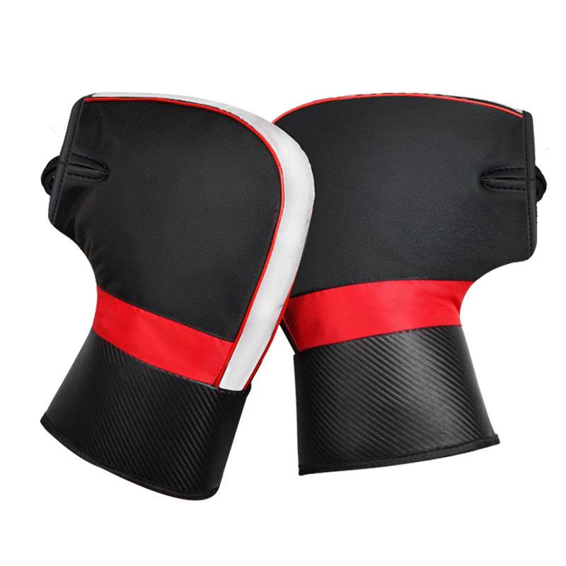 

Motorcycle Handlebars Warm Winter Battery Car Windshield Gloves Windproof Warm Handle Thick Reflective Electric Car Handlebars