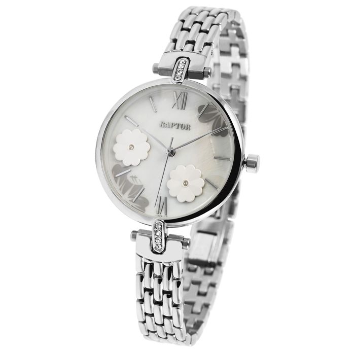 Montre bracelet Raptor Femme Argent Métal design épuré