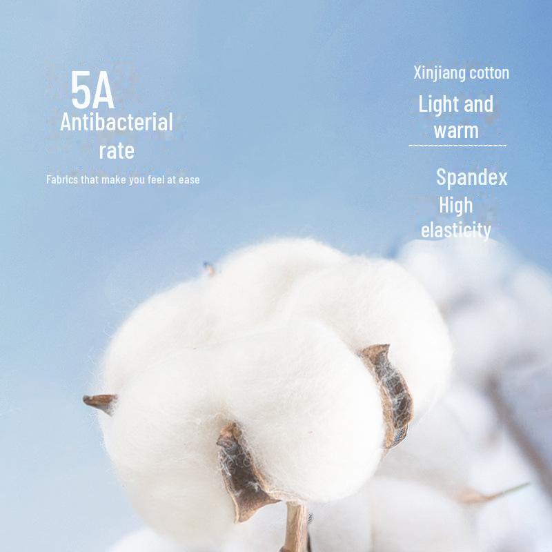 Pantaloni termici de bumbac cu talie înaltă pentru femei - Catifea confortabilă, Îngroșați, Croială elastică