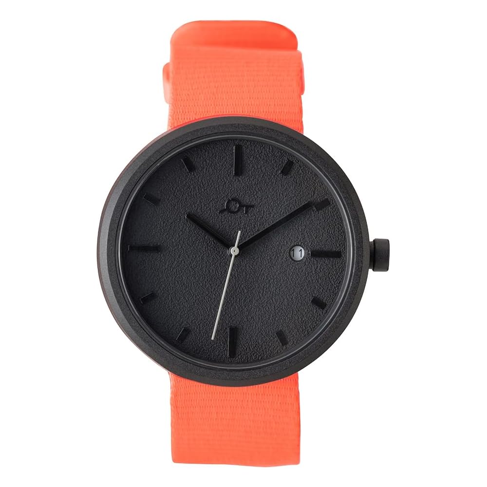 YOT Watch Men s Analog Sustainable Waterproof Watch 40mm Orange