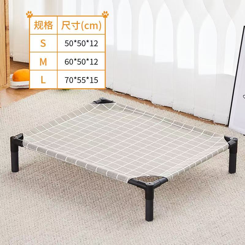 Elevated Pet Bed Dog Cat Folding Pet Camping Bed Cat Dog House Portable Removable Washable Four Seasons Cats Kennel Puppy Beds