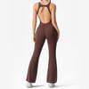 Slimming Yoga Dance Jumpsuit: Body-Shaping, Hip-Lifting, Micro-Flare Fitness Wear